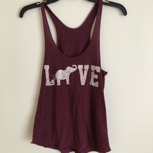 Judith March red alabama tank top small